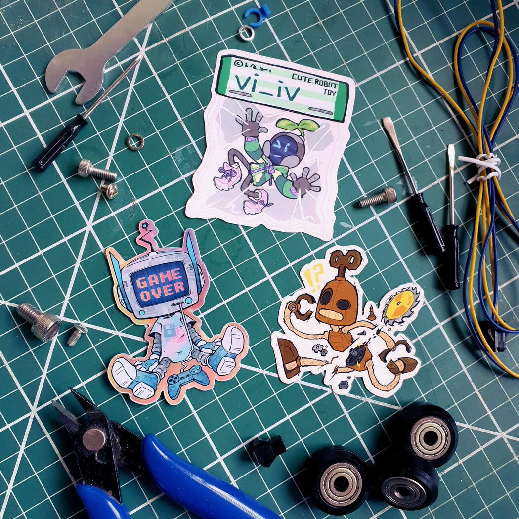Robot Stickers - 2024
